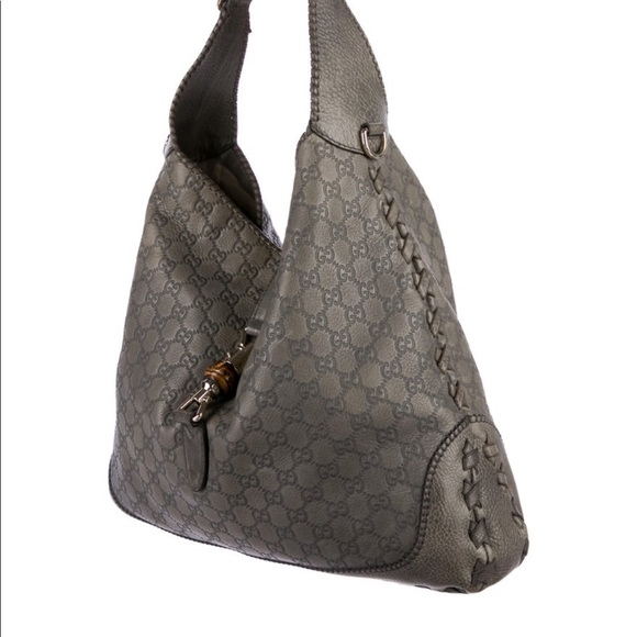 Grey Guccissima leather Gucci Large Jackie bag - Picture 3 of 4
